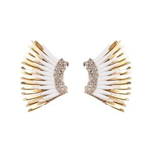 Mini Madeline White/Gold Mignonne Gavigan Earrings